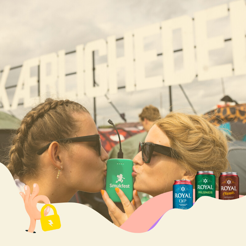 Har du brug for opladning, optankning eller opbevaring under Smukfest?