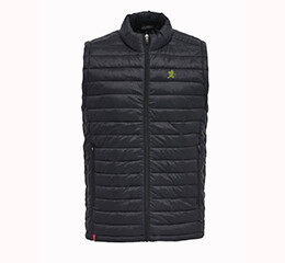 Fibervest til herrer Grøn/Sort